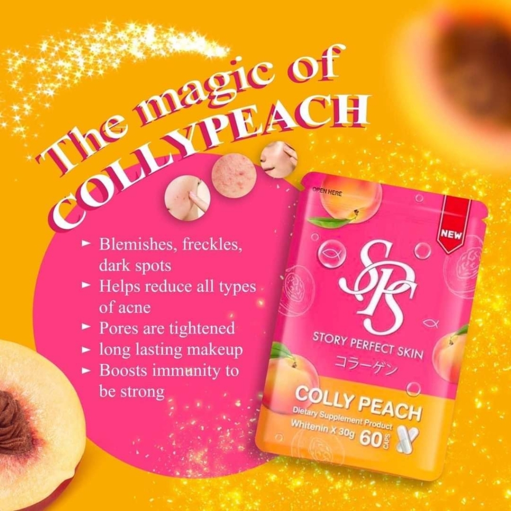 Colly Peach Collagen 2 packs